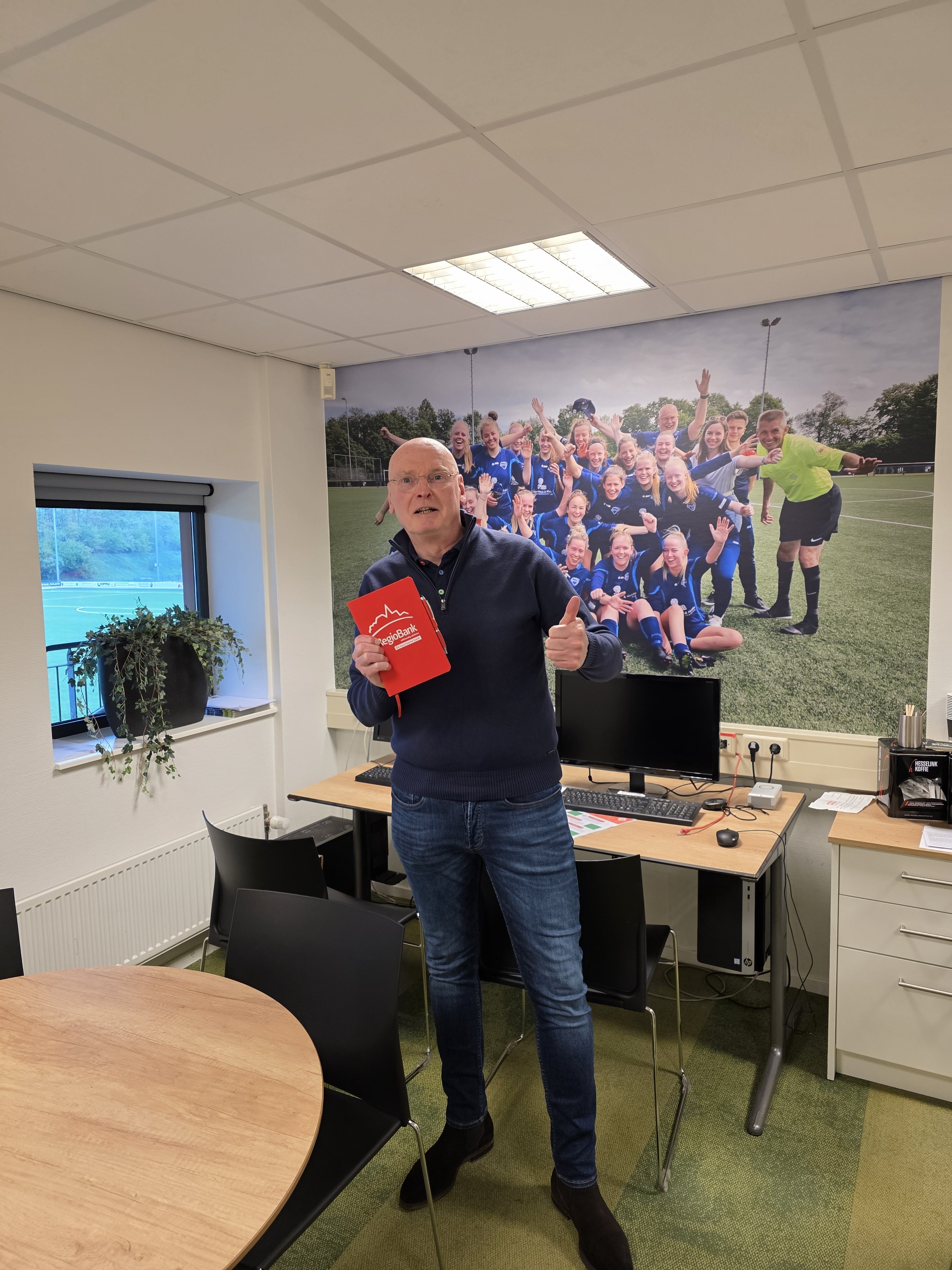 Foto Bart voorzitter FC Trias